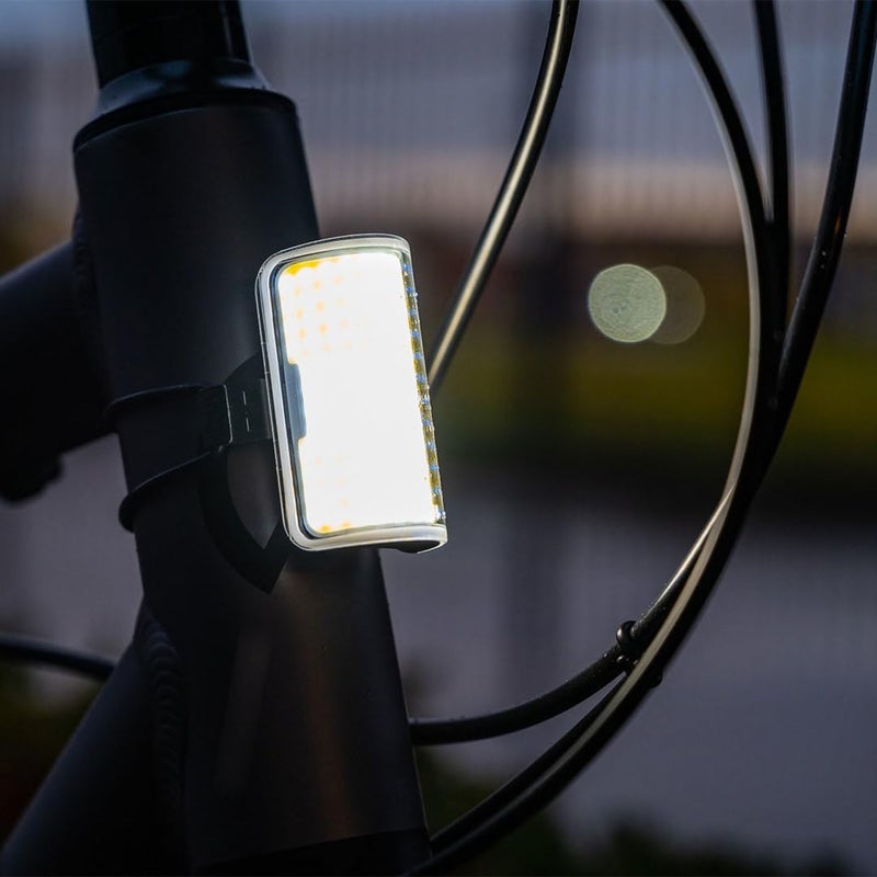 Knog Mid Cobber Bike Light - USB Rechargeable Bike Headlight and Tail Light Set, 330Â° Visibility, 320/170 Lumens, IP67 Waterproof, 8 Light Modes & App Customization - Image 2